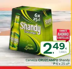 Supermercados Dani CRUZCAMPO Cerveza oferta