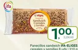 Supermercados Dani IFA ELIGES Panecillos sandwich cereales y semillas oferta