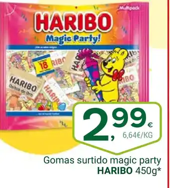 Supermercados Dani HARIBO Gomas surtifo magic party oferta