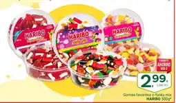 Supermercados Dani HARIBO Gomas favoritos o funky mix oferta
