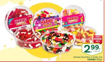 Supermercados Dani HARIBO Gomas favoritos o funky mix oferta