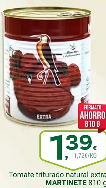 Supermercados Dani MARTINETE Tomate triturado natural extra oferta