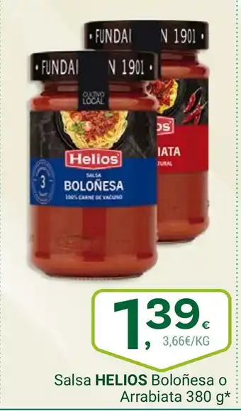 Supermercados Dani HELIOS Salsa Boloñesa o Arrabiata oferta