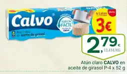 Supermercados Dani CALVO Atún claro en aceite de girasol oferta