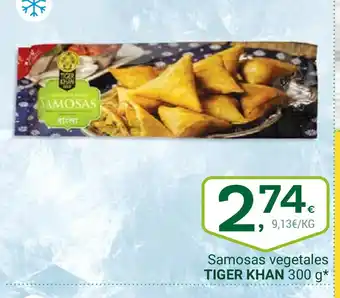 Supermercados Dani TIGER KHAN Samosas vegetales oferta