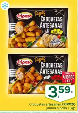 Supermercados Dani FRIPOZO Croquetas artesanas jamón o pollo oferta