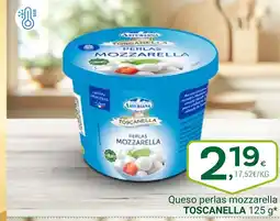 Supermercados Dani TOSCANELLA Queso perlas mozzarella oferta