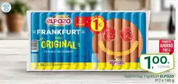 Supermercados Dani ELPOZO Salchichas Frankfurt oferta