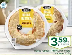 Supermercados Dani TRIGAL Rosca rústica pan cristal oferta