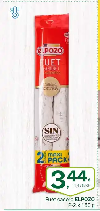 Supermercados Dani ELPOZO Fuet Fuet casero ELPOZO oferta
