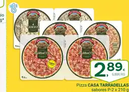 Supermercados Dani CASA TARRADELLAS Pizza sabores oferta
