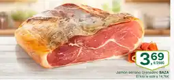 Supermercados Dani BAZA Jamón serrano Granadino oferta