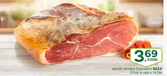 Supermercados Dani BAZA Jamón serrano Granadino oferta
