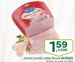 Supermercados Dani ELPOZO Jamón cocido extra Ricura oferta