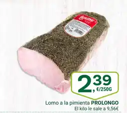 Supermercados Dani PROLONGO Lomo a la pimienta oferta