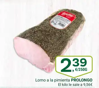 Supermercados Dani PROLONGO Lomo a la pimienta oferta