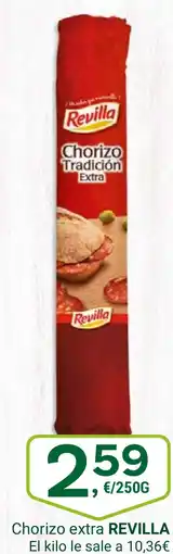 Supermercados Dani REVILLA Chorizo extra oferta