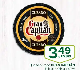 Supermercados Dani GRAN CAPITÁN Queso curado oferta