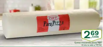 Supermercados Dani TGT Queso mozarella pizza oferta
