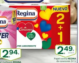 Supermercados Dani REGINA Papel cocina de corazones oferta