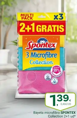 Supermercados Dani SPONTEX Bayeta microfibra oferta