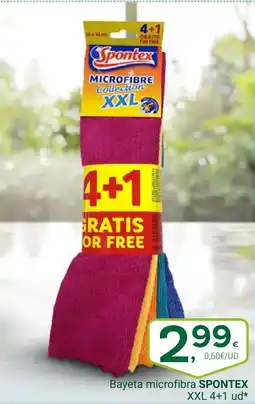 Supermercados Dani SPONTEX Bayeta microfibra oferta