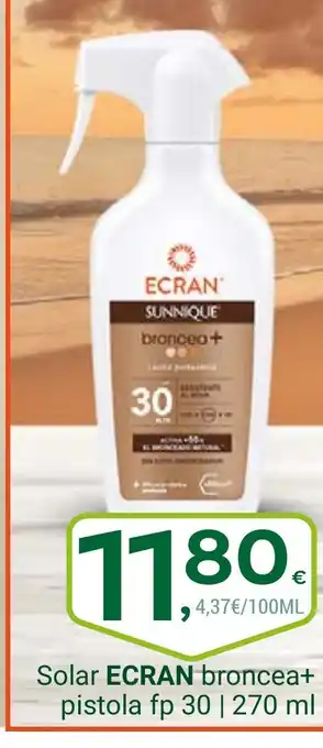 Supermercados Dani ECRAN Solar broncea pistola fp 30 oferta