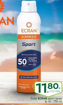 Supermercados Dani ECRAN Solar sport spray oferta