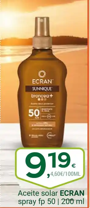 Supermercados Dani ECRAN Aceite solar fp 50 oferta