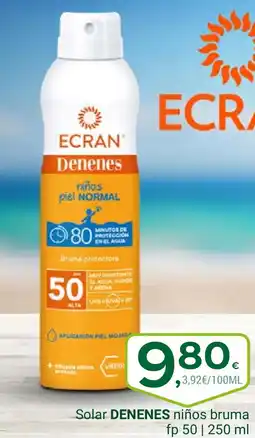 Supermercados Dani DENENES Solar niños bruma oferta