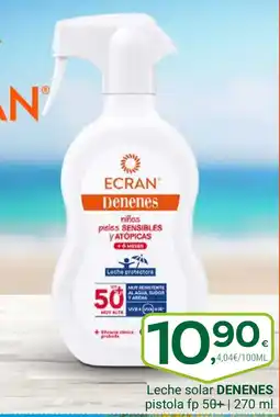 Supermercados Dani DENENES Leche solar pistola fp 50+ oferta