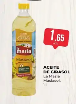 SPAR LA MASIA MASIASOL Aceite de girasol oferta