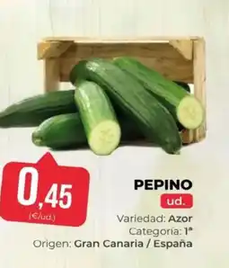 SPAR Pepino oferta