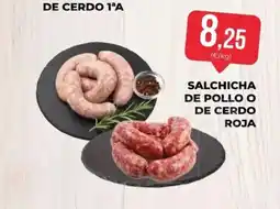 SPAR Salchicha de pollo o de cerdo oferta