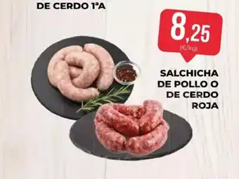 SPAR Salchicha de pollo o de cerdo oferta