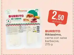 SPAR RIKISSSIMO Burrito carne con salsa barbacoa oferta