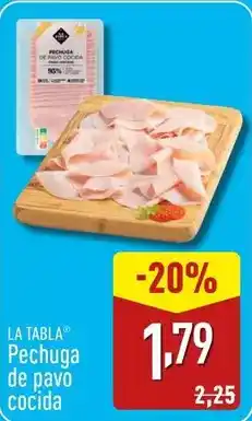 ALDI Pechuga de pavo cocida oferta