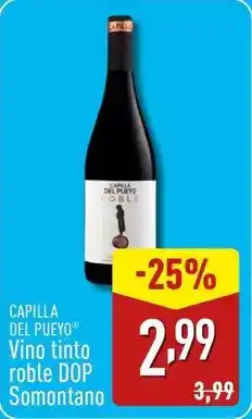 ALDI Vino tinto roble dop somontano oferta