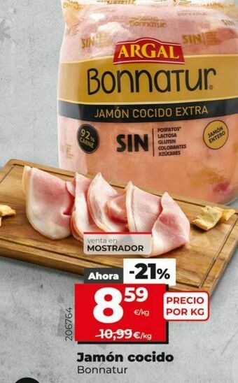 Dia Jamón cocido argal oferta