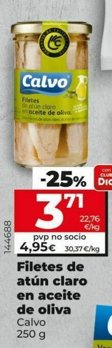 Dia Filetes de atún calvo oferta