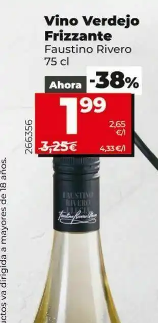 Dia Vino verdejo faustino rivero oferta