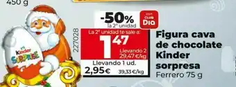 Dia Figuras cava de chocolate kinder oferta