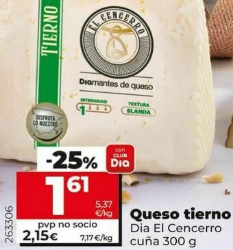 Dia Queso tierno dia oferta