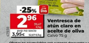 Dia Atún en aceite de oliva calvo oferta