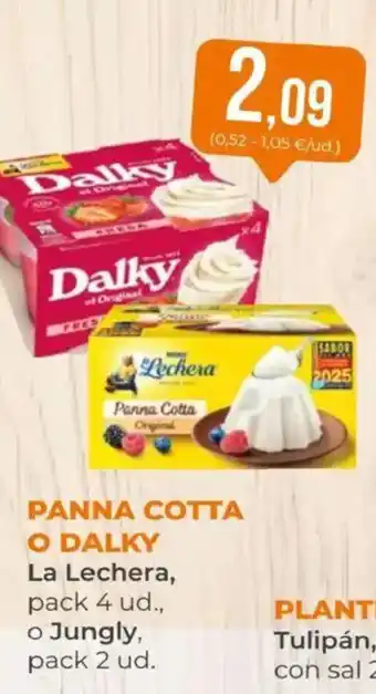 SPAR LA LECHERA Panna cotta o dalky oferta