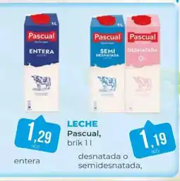 SPAR PASCUAL Leche oferta
