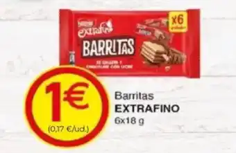 SPAR EXTRAFINO Barritas oferta