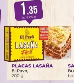 SPAR EL PAVO Placas lasaña oferta