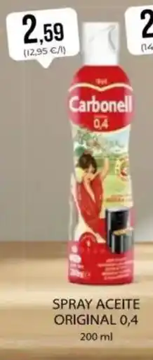 SPAR Spray aceite original 0,4 oferta