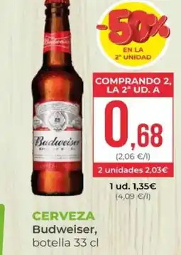 SPAR BUDWEISER Cerveza oferta
